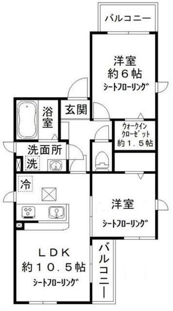ＭＡＩＳＯＮ　ＭＩＹＡＢＩの間取り|間取りです。