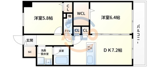 【間取り】 | ラフィネール大阪十三 | ラフィネール大阪十三　間取り