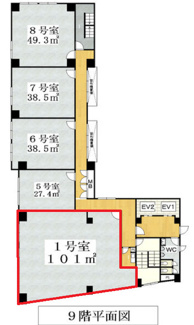 【間取り】 | 第18松屋ビル | 第18松屋ビル　間取り