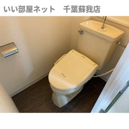 サンシティ末広のトイレ|シンプルで使いやすいトイレです