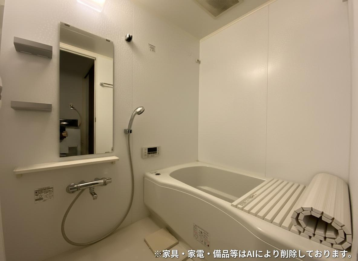 アルファステイツ明石アヴェニューの浴室|浴室　※家具・家電はAIで削除しております。