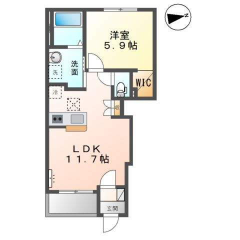 【間取り】 | クリード長須賀