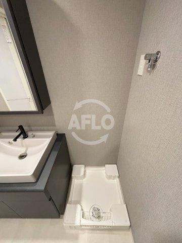 S-RESIDENCE大阪上本町のトイレ|S-RESIDENCE大阪上本町　洗濯機置き場