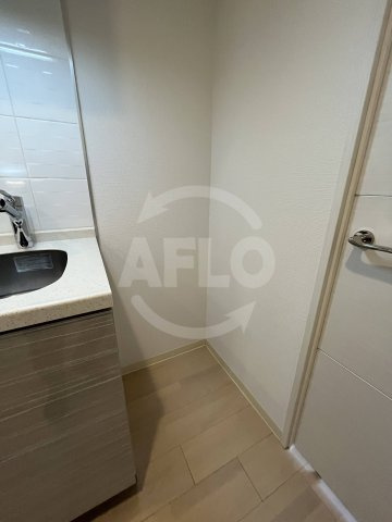 レジュールアッシュ心斎橋LUXEのキッチン|レジュールアッシュ心斎橋リュクス　冷蔵庫置き場