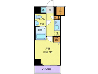 【間取り】 | クレヴィスタ大井町
