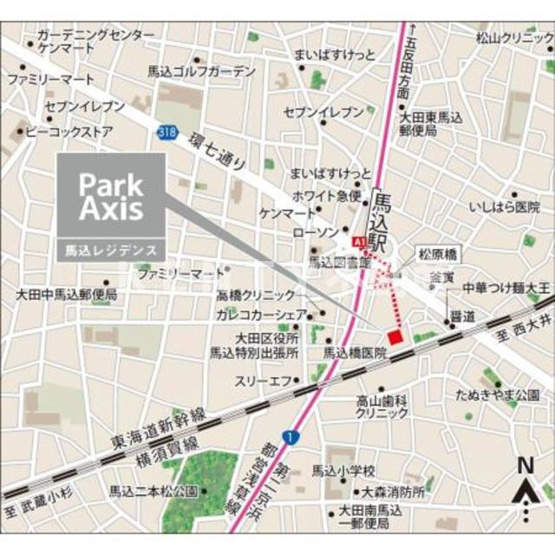 【地図】 | パークアクシス馬込レジデンス