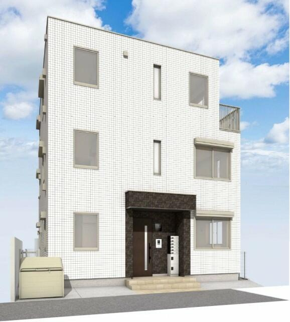 ルガロ西麻布の外観パース|こちら、外観パースです