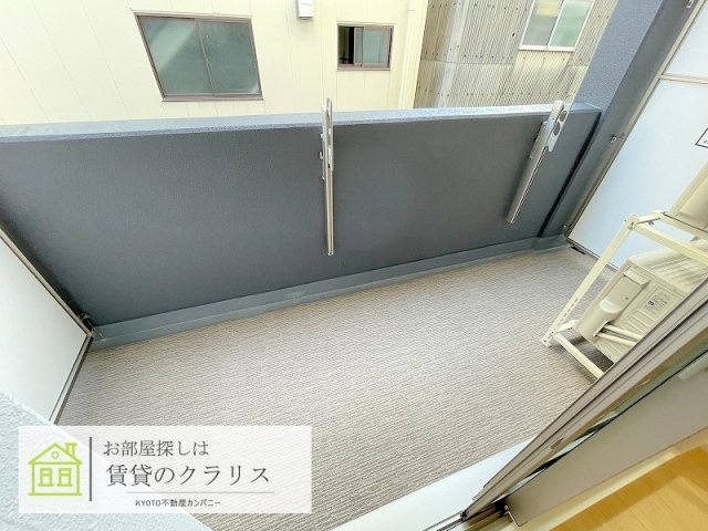 桂川サン・ライフのバルコニー