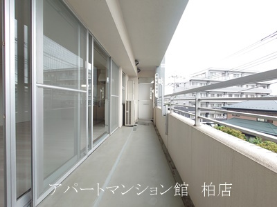 リアライズ柏Ⅱのバルコニー