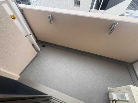 WGB江坂のバルコニー
