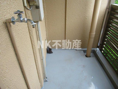 【設備】 | 八戸ノ里グランドマンション（八戸ノ里賃貸） | 洗濯機置き場です