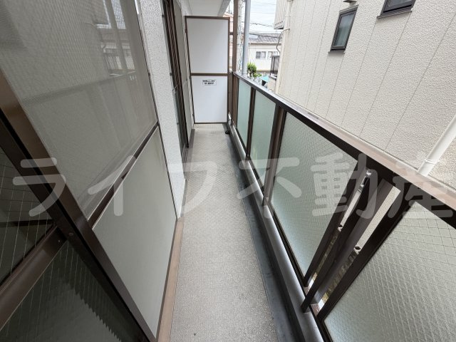 エクセル鴻池のバルコニー