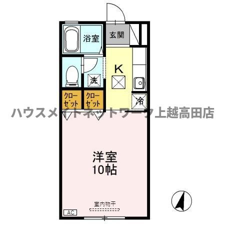 ロイヤルガーデン子安 Ｆの間取り|間取図