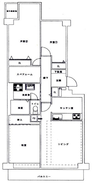 六甲グランドヒルズの間取り