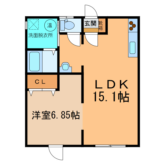 グリーンハイツの間取り