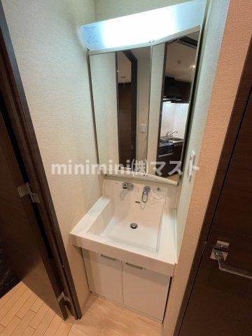 大阪市中央区常盤町２丁目の賃貸マンションの洗面所