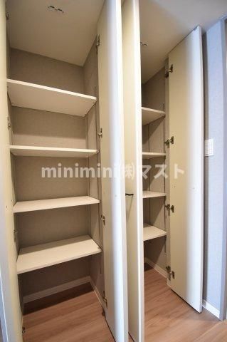 大阪市中央区上本町西５丁目の賃貸マンションの収納