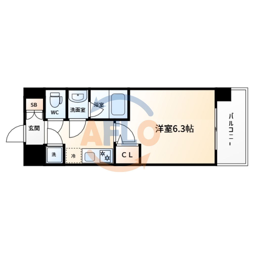 アリヴィスウメダノースの間取り