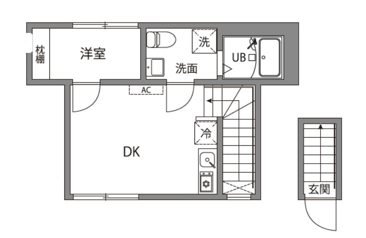 アネックスお花茶屋の間取り|間取りです。