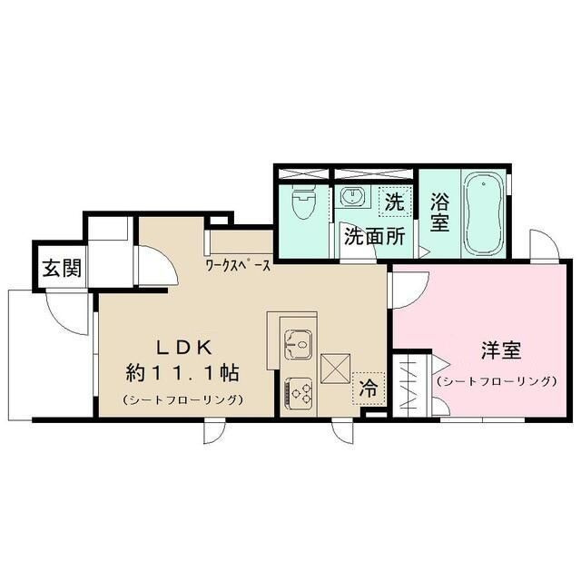 サンタンジェ平和台の間取り|間取りです。
