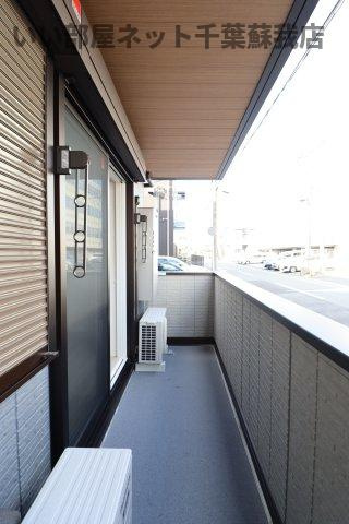 アヴァンスコート弐番館のバルコニー|落ち着いた時間を過ごせるバルコニーです