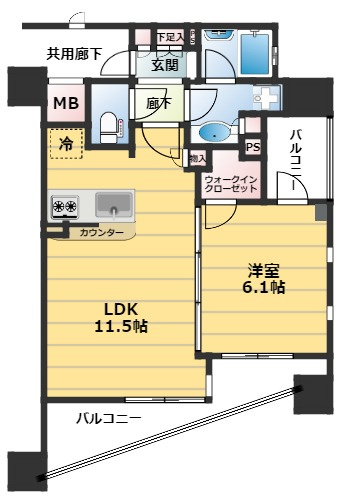 クレヴィア新大塚の間取り