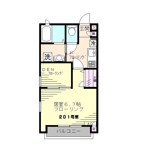 ｂｌａｎｃａ　ｂｒｕｎＢの間取り|間取りです。