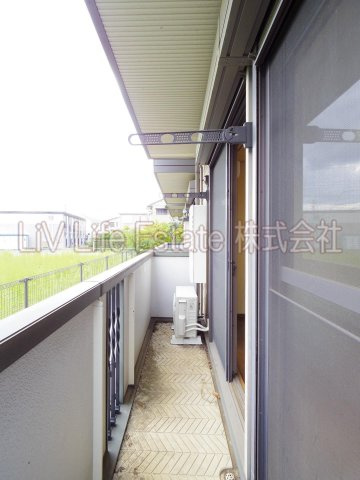 小平市上水新町２丁目のアパートのバルコニー|※同仕様写真