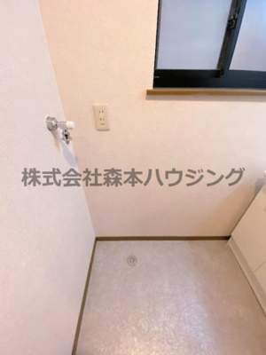 【設備】 | 　寝屋川市池田1丁目5戸建貸家 | 室内洗濯機置き場です