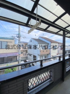 【展望】 | 　寝屋川市池田1丁目5戸建貸家 | 室内からの眺望です
3階