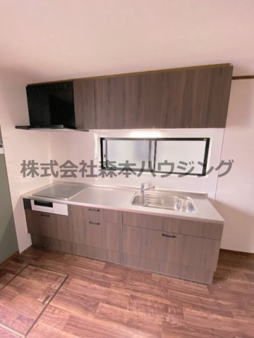 【キッチン】 | 　寝屋川市池田1丁目5戸建貸家 | お料理しやすいキッチンです