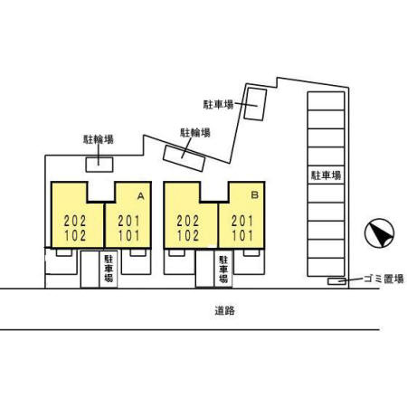 プランドール　Ａ棟　　刈谷市近郊の賃貸ならクラスホーム刈谷店の駐車場