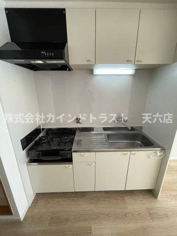 扇町第2マンションのキッチン|きれいなキッチンです
