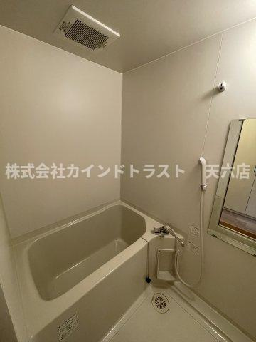 扇町第2マンションの浴室|コンパクトで使いやすいお風呂です