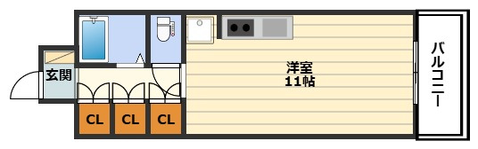 扇町第2マンションの間取り