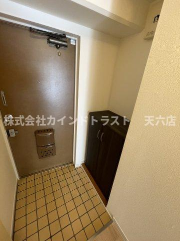 扇町第2マンションの玄関|ゆったりとした玄関です