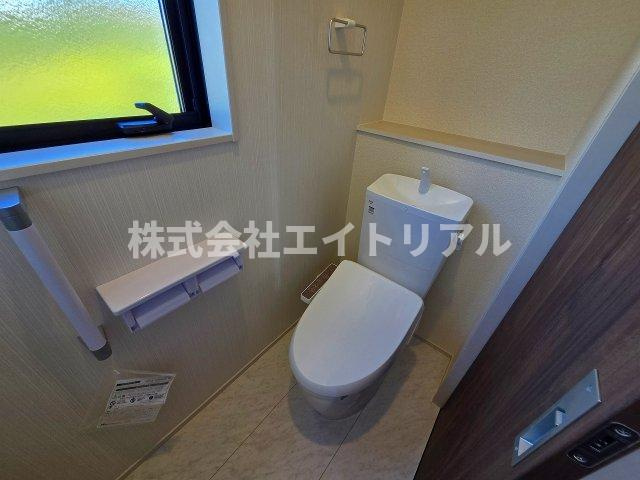 可児市愛岐ケ丘3丁目　新築戸建　全1棟のトイレ|2階