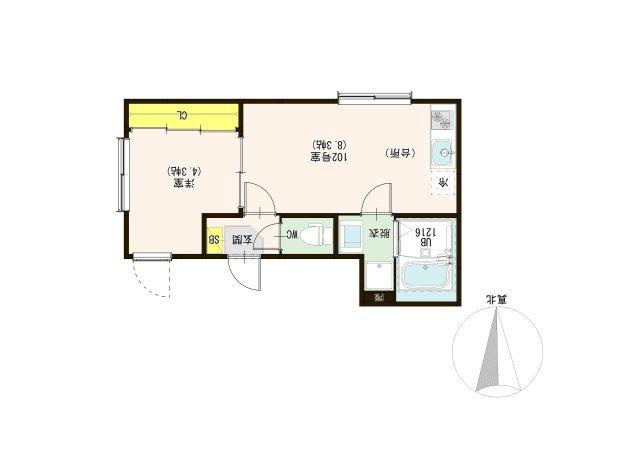 【間取り】 | インペリアルカレッジ北千住