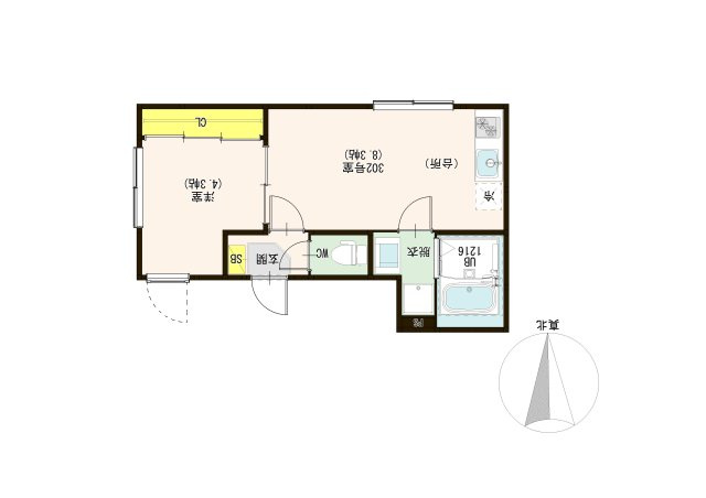 【間取り】 | インペリアルカレッジ北千住
