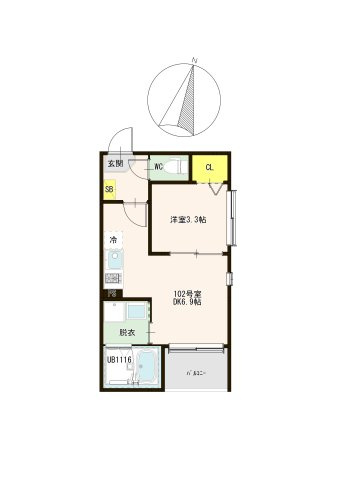 【間取り】 | Luxe一之江