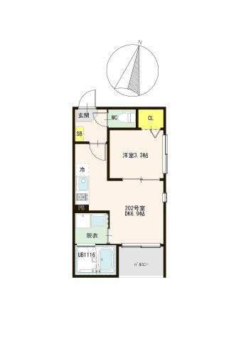 【間取り】 | Luxe一之江