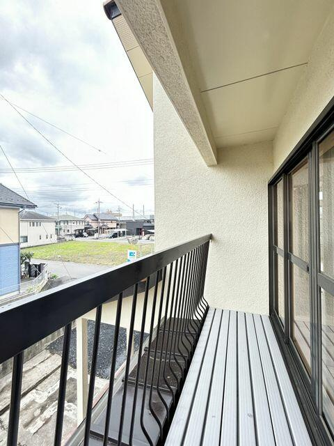 宇都宮市簗瀬町　3ＳＬＤＫ　中古住宅のバルコニー