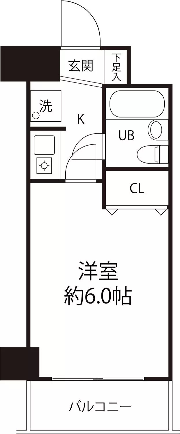 AP87 T`s garden梶ヶ谷 104の間取り|

