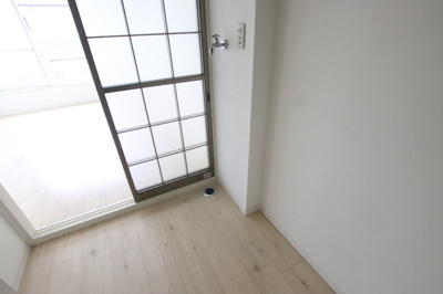室内洗濯機置き場♪