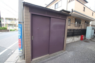 ゴミ収集場です。