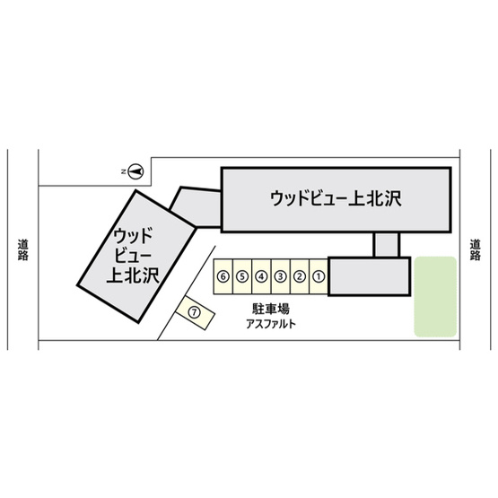 【間取り】 | ウッドビュー上北沢駐車場