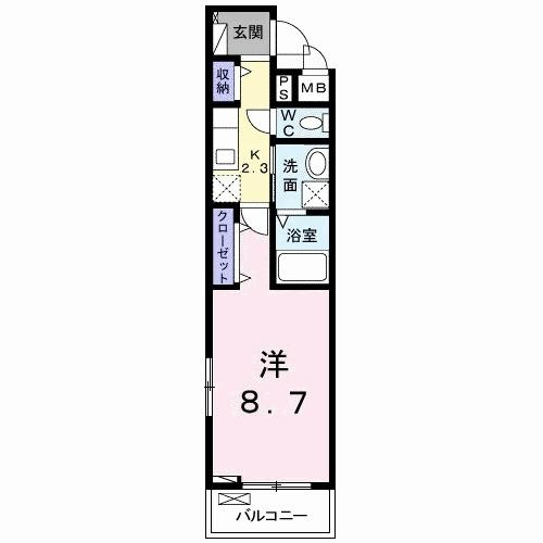 Ｙ’ｓアビタシオン青柳の間取り