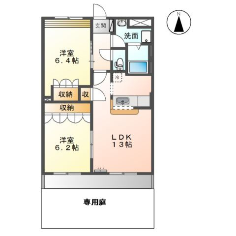 フォレブルーの間取り