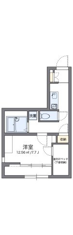 【間取り】 | レオパレス喜連北