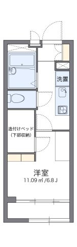 【間取り】 | レオパレス喜連北